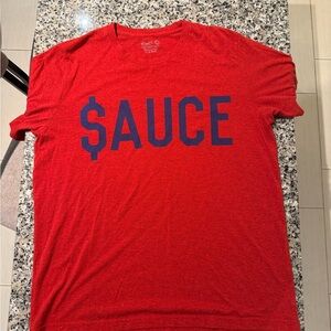 $AUCE Red Graphic Tee